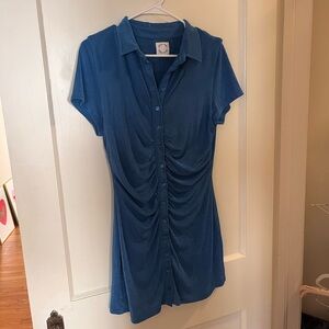 Blue With Jean Dress